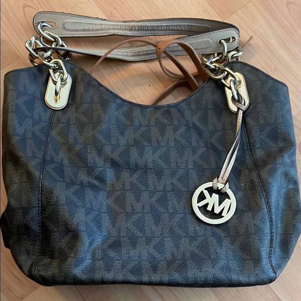Michael Kors Black Signature Tote Bag